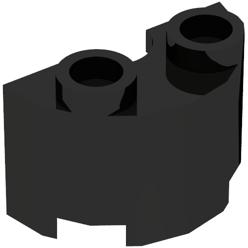 Part 68013 - Cylinder Half 1 x 2 x 1 - De BrickPlaats