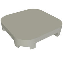 Part 68869 - Tile, Modified 4 x 4 with Rounded Corners and 4 Feet - De BrickPlaats
