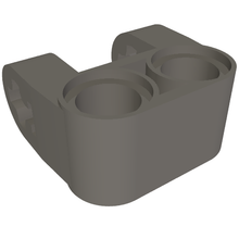 Part 69819 - Technic, Axle and Pin Connector Perpendicular Double Split, Reinforced Sides - De BrickPlaats