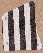 Part 70966 - Cloth Sail 9 x 11, 3 Holes with Black Stripes Pattern - De BrickPlaats