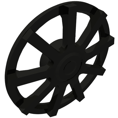 Part 72210b - Wheel Cover 9 Spoke - for Wheel 72206pb01 - De BrickPlaats