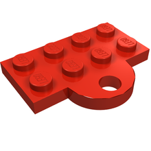 Part 737 - Plate, Modified 2 x 4 with Train Coupler Closed for Hook - De BrickPlaats