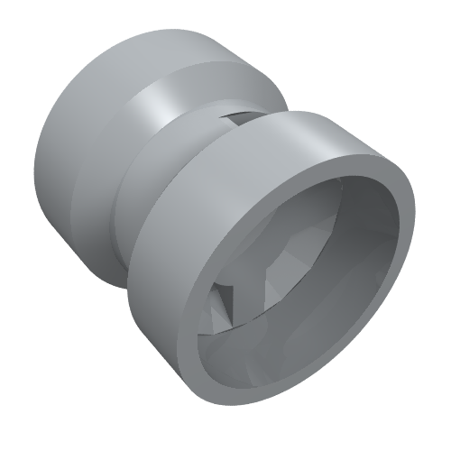 Part 74967 - Wheel 8mm D. x 9mm for Slicks, Hole Notched for Wheels Holder Pin, Reinforced Back - De BrickPlaats