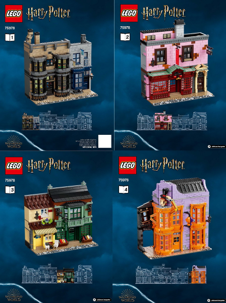 Instruction 75978 - Diagon Alley - De BrickPlaats