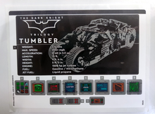 Part 76240stk01 - Sticker Sheet for Set 76240, Sheet 1 - (82264/6369871) - De BrickPlaats