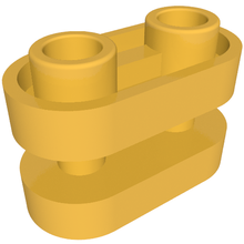 Part 77808 - Brick, Round 1 x 2 with Hollow Studs and Open Center with Bars - De BrickPlaats