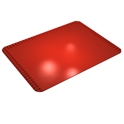 Part 785 - Baseplate 24 x 32 with Studs on Edges - De BrickPlaats