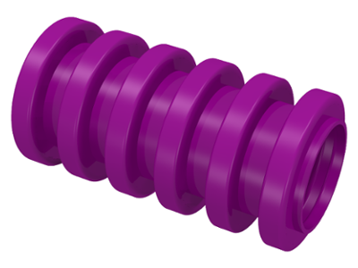 Part 78c02 - Hose, Ribbed 7mm D. 2L / 1.6cm - De BrickPlaats