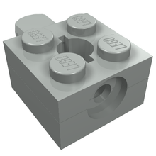 Part 792c02 - Arm Holder Brick 2 x 2 with Top Hole with Arm (792c04 / 795) - De BrickPlaats