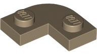 Part 79491 - Plate, Round Corner 2 x 2 with 1 x 1 Cutout - De BrickPlaats