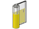 Part 802pb03 - Door 1 x 3 x 3 Right with Vertical Handle with Yellow Bottom Pattern - De BrickPlaats