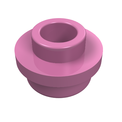 Part 85861 - Plate, Round 1 x 1 with Open Stud - De BrickPlaats