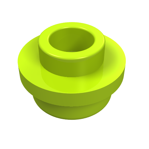 Part 85861 - Plate, Round 1 x 1 with Open Stud - De BrickPlaats