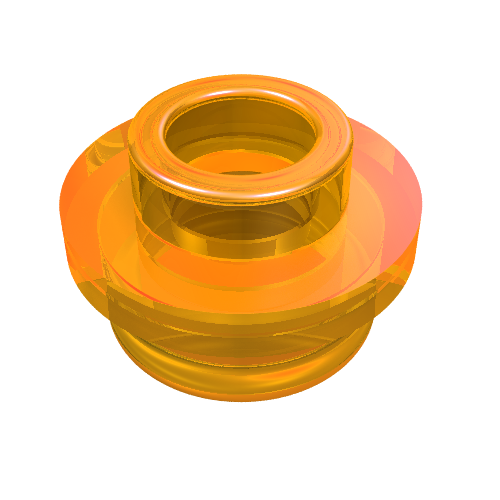 Part 85861 - Plate, Round 1 x 1 with Open Stud - De BrickPlaats