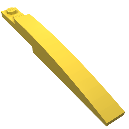 Part 85970 - Slope, Curved 10 x 1 - De BrickPlaats