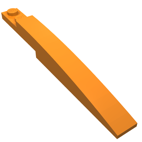 Part 85970 - Slope, Curved 10 x 1 - De BrickPlaats