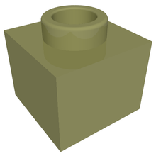 Part 86996 - Brick, Modified 1 x 1 x 2/3 with Open Stud - De BrickPlaats