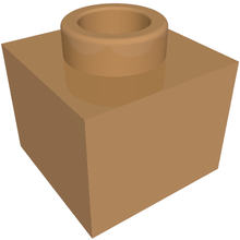 Part 86996 - Brick, Modified 1 x 1 x 2/3 with Open Stud - De BrickPlaats