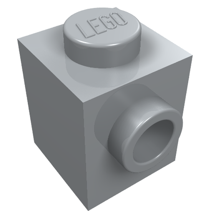 Part 87087 - Brick, Modified 1 x 1 with Stud on Side - De BrickPlaats