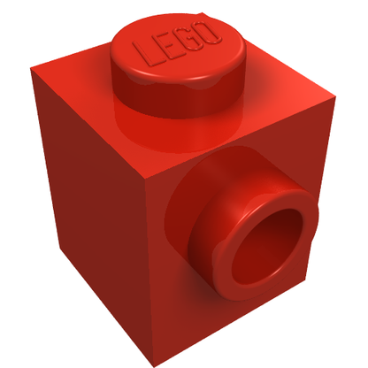 Part 87087 - Brick, Modified 1 x 1 with Stud on Side - De BrickPlaats