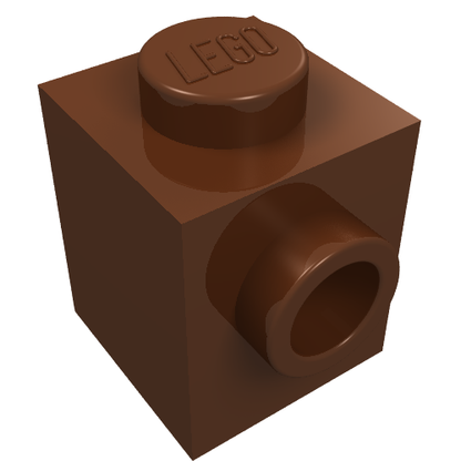 Part 87087 - Brick, Modified 1 x 1 with Stud on Side - De BrickPlaats