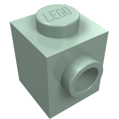 Part 87087 - Brick, Modified 1 x 1 with Stud on Side - De BrickPlaats