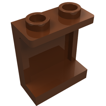 Part 87552 - Panel 1 x 2 x 2 with Side Supports - Hollow Studs - De BrickPlaats