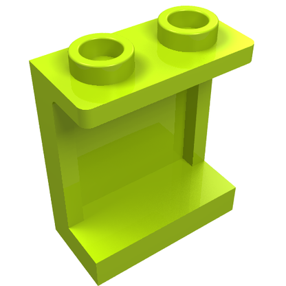 Part 87552 - Panel 1 x 2 x 2 with Side Supports - Hollow Studs - De BrickPlaats