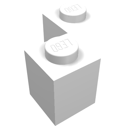 Part 87620 - Brick, Modified Facet 2 x 2 - De BrickPlaats