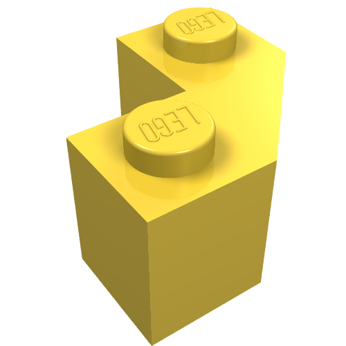 Part 87620 - Brick, Modified Facet 2 x 2 - De BrickPlaats