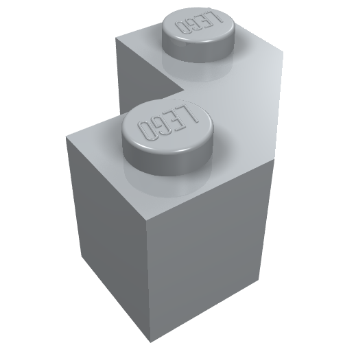 Part 87620 - Brick, Modified Facet 2 x 2 - De BrickPlaats