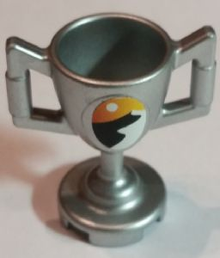 Part 89801pb05 - Minifigure, Utensil Trophy Cup with Desert and Full Moon on Sunset Pattern (Sticker) - Set 8896 - De BrickPlaats