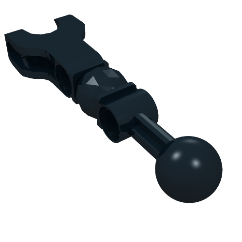 Part 90607 - Hero Factory Arm / Leg with Ball Joint on Axle and Ball Socket and 2 Pin Holes - De BrickPlaats
