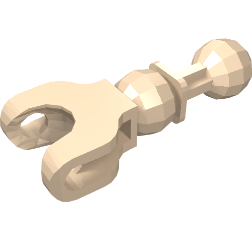 Part 90609 - Hero Factory Arm / Leg with Ball Joint on Axle and Ball Socket - De BrickPlaats