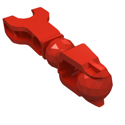 Part 90616 - Hero Factory Arm / Leg with Ball Joint and Ball Socket and Pin Hole - De BrickPlaats