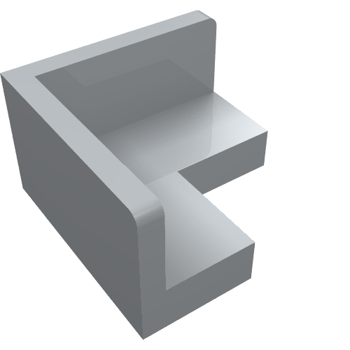 Part 91501 - Panel 2 x 2 x 1 Corner - De BrickPlaats