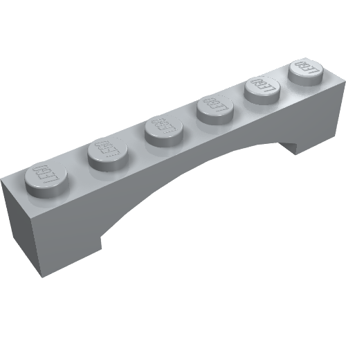 Part 92950 - Arch 1 x 6 Raised Arch - De BrickPlaats