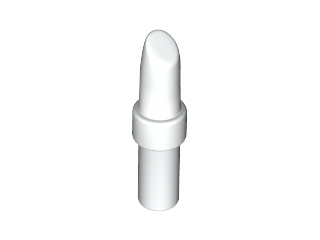 Part 93094pb02 - Minifigure, Utensil Lipstick with White Handle Pattern - De BrickPlaats