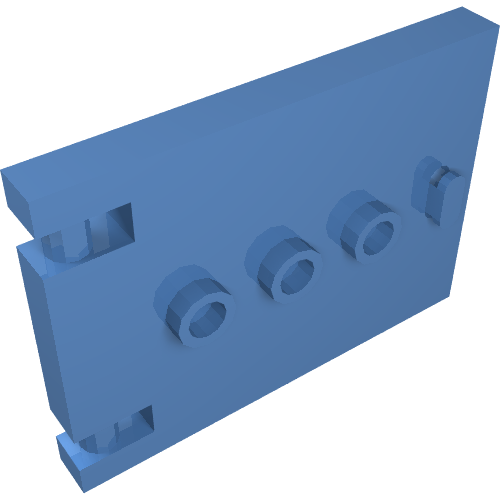 Part 93096 - Door 1 x 5 x 3 with 3 Studs and Handle - De BrickPlaats