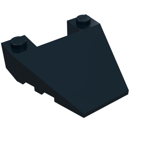 Part 93348 - Wedge 4 x 4 Taper with Stud Notches - De BrickPlaats