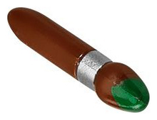 Part 93552pb01 - Minifigure, Utensil Paint Brush with Silver Ferrule and Green Tip Pattern - De BrickPlaats