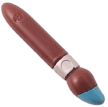 Part 93552pb02 - Minifigure, Utensil Paint Brush with Silver Ferrule and Medium Azure Tip Pattern - De BrickPlaats