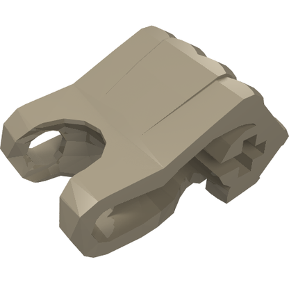 Part 93575 - Hero Factory Fist with Axle Hole - 4 Fingers - De BrickPlaats