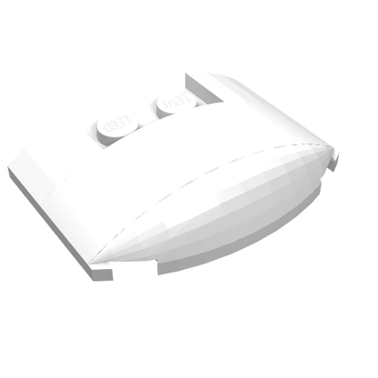 Part 93604 - Wedge 3 x 4 x 2/3 Triple Curved - De BrickPlaats
