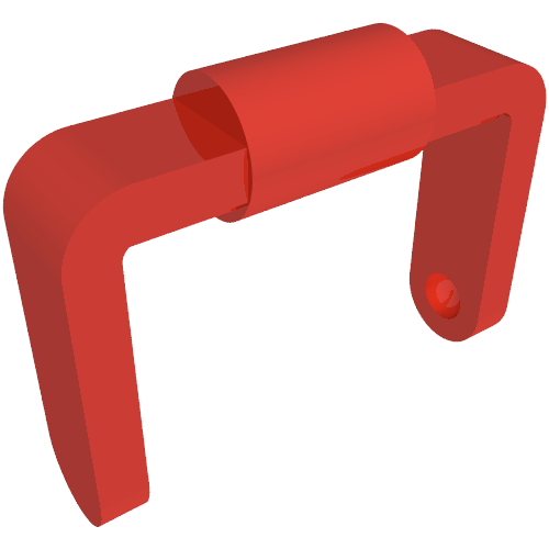 Part 95344 - Minifigure, Utensil Bucket 1 x 1 x 1 Handle / Scooter Stand - De BrickPlaats