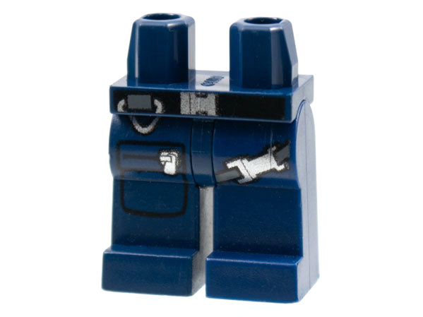 Part 970c00pb0225 - Hips and Legs with Gunbelt and Zippered Pocket Pattern - De BrickPlaats