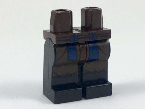 Part 970c11pb35 - Hips and Black Legs with Pleats and Blue Sash Pattern - De BrickPlaats