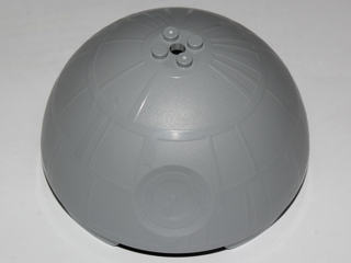 Part 98114 - Cylinder Hemisphere 11 x 11, Studs on Top - Death Star Half with Superlaser (9676) - De BrickPlaats