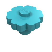 Part 98262 - Plant Flower 2 x 2 Rounded - Solid Stud - De BrickPlaats