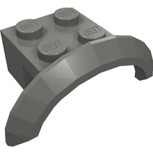 Part 98282 - Vehicle, Mudguard 4 x 2 1/2 x 1 with Arch Round - De BrickPlaats
